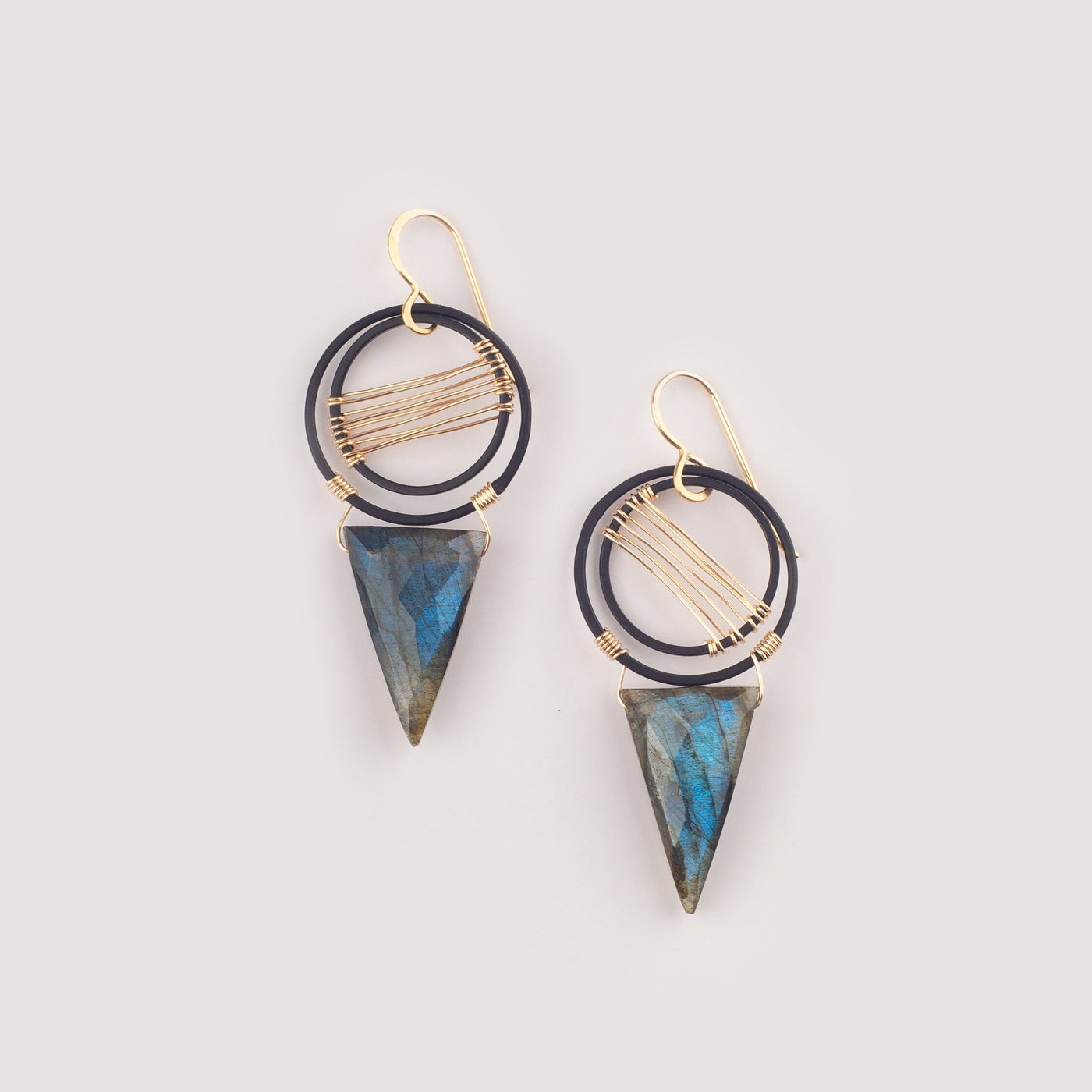 Labradorite Meridian Earrings