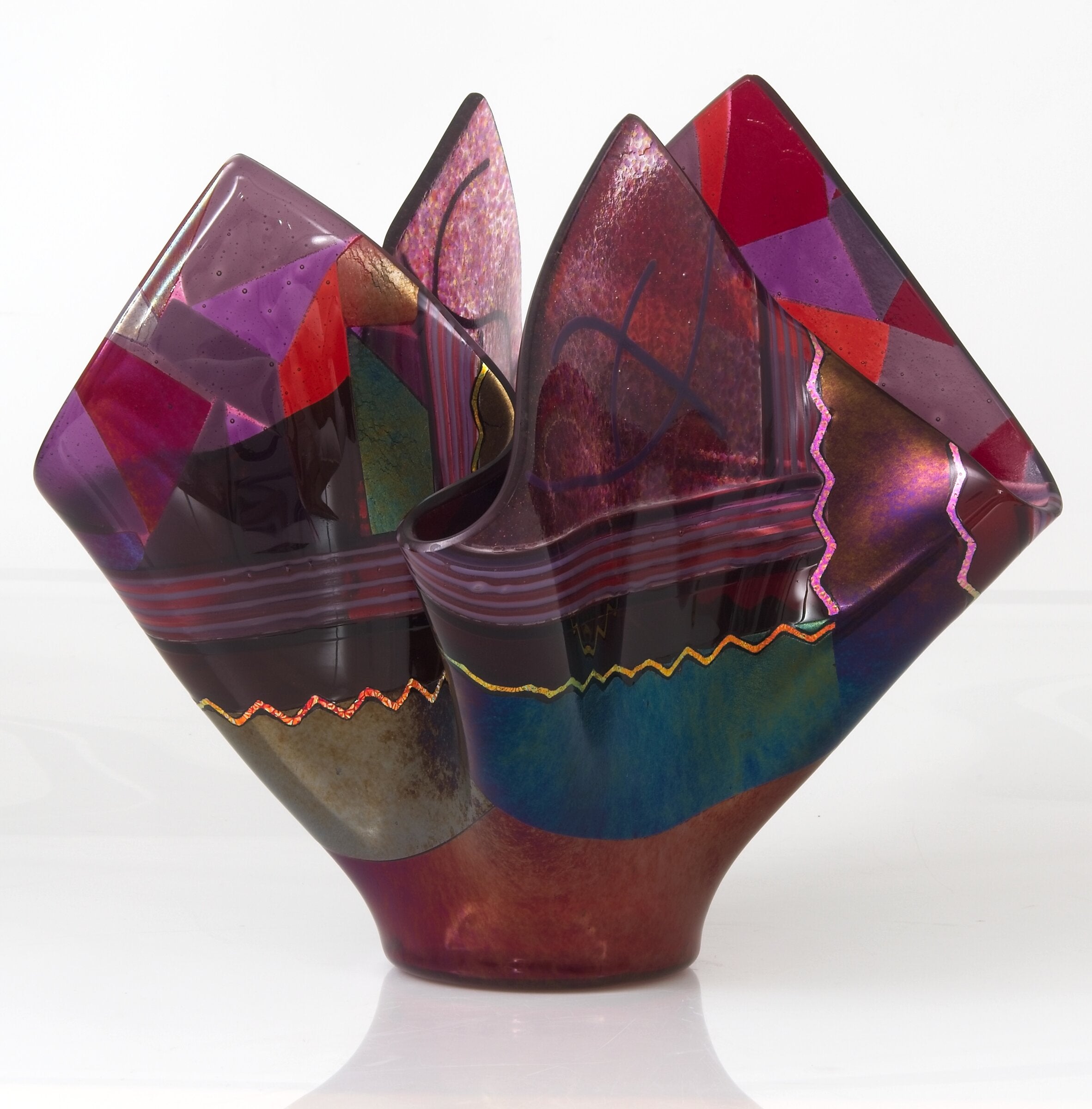 Purple Sunset Vessel III
