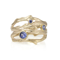 Sapphire Oak Grove Ring