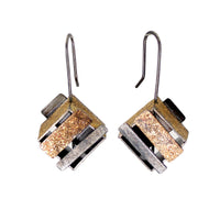 Gold Dust Boxy Earrings