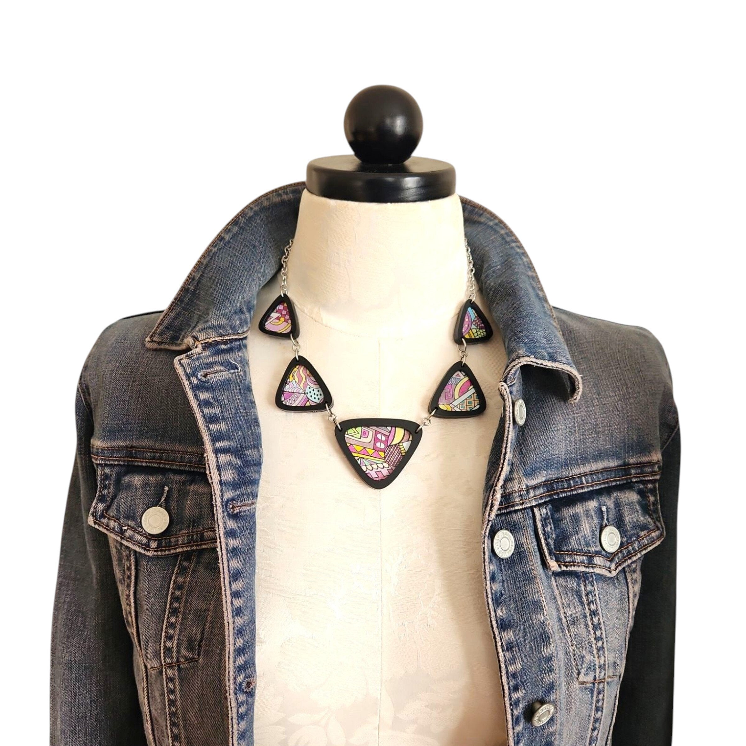 Cadre Graffiti Necklace