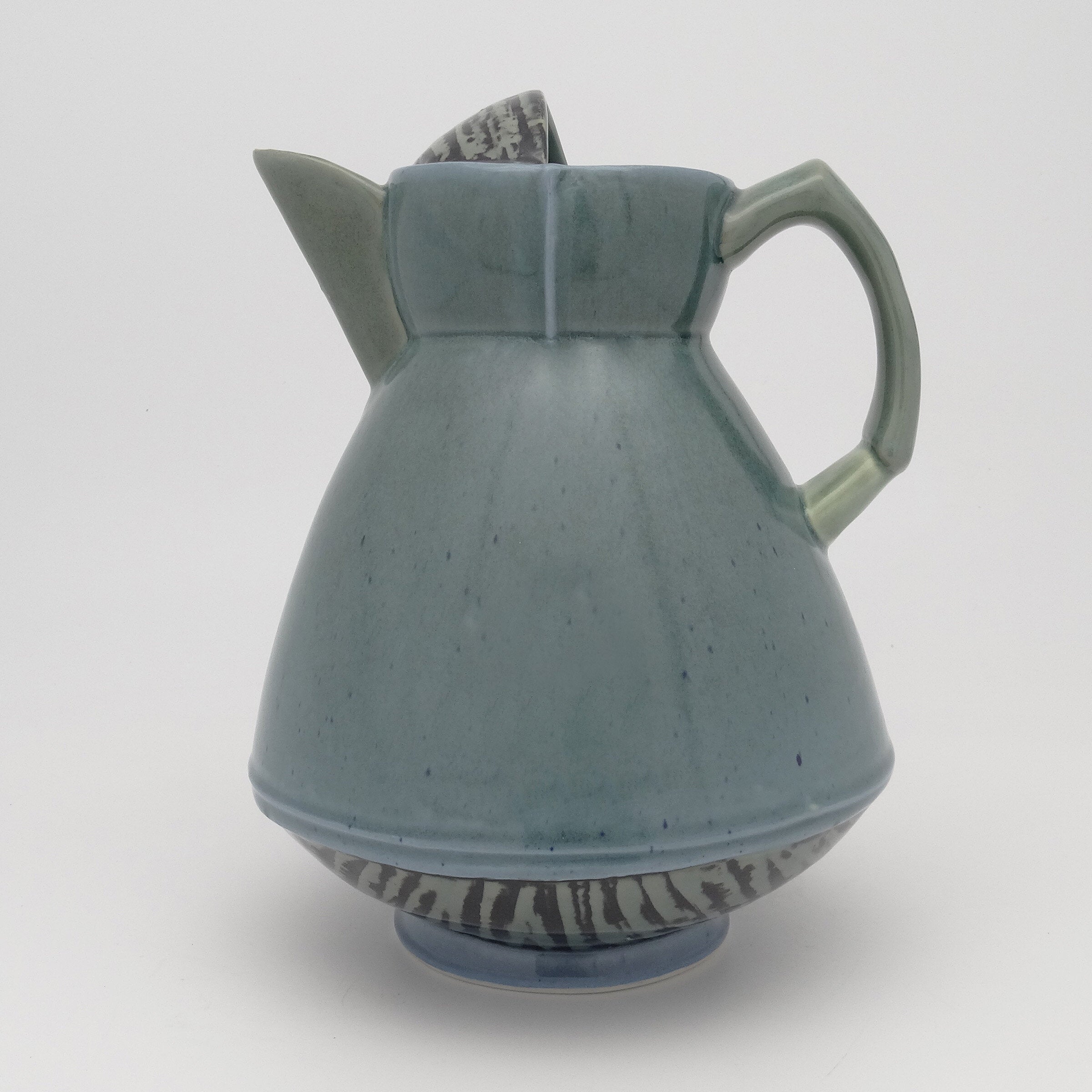 Glossy Blue Pitcher