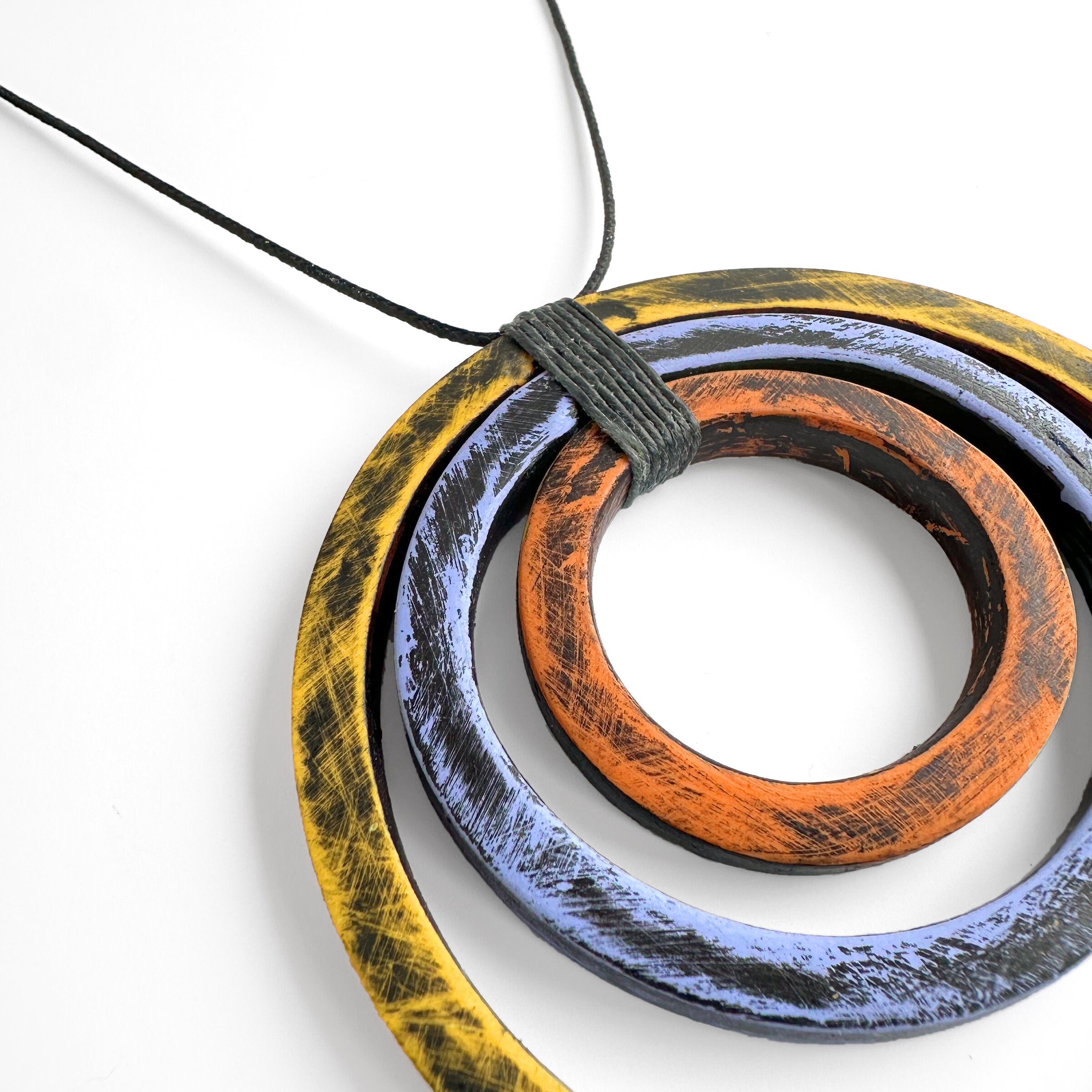 Yellow, Periwinkle & Orange