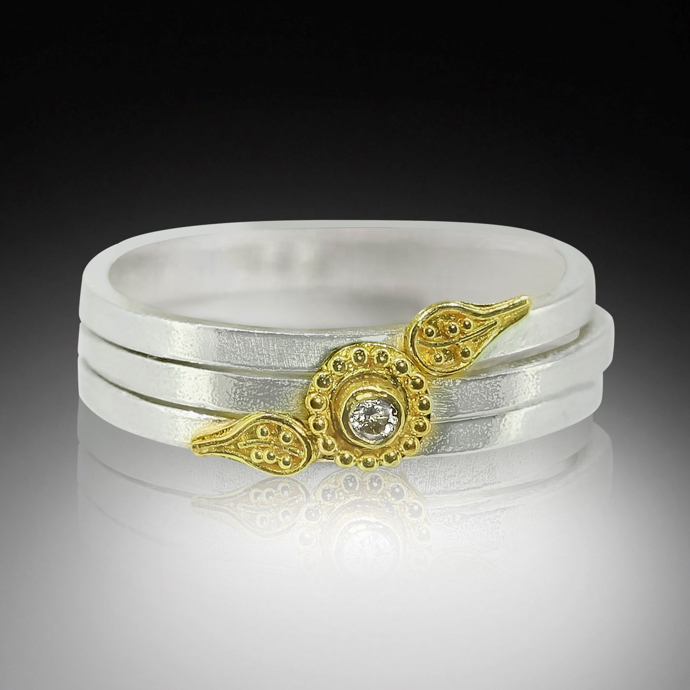 Falling Leaf Stacking Rings II