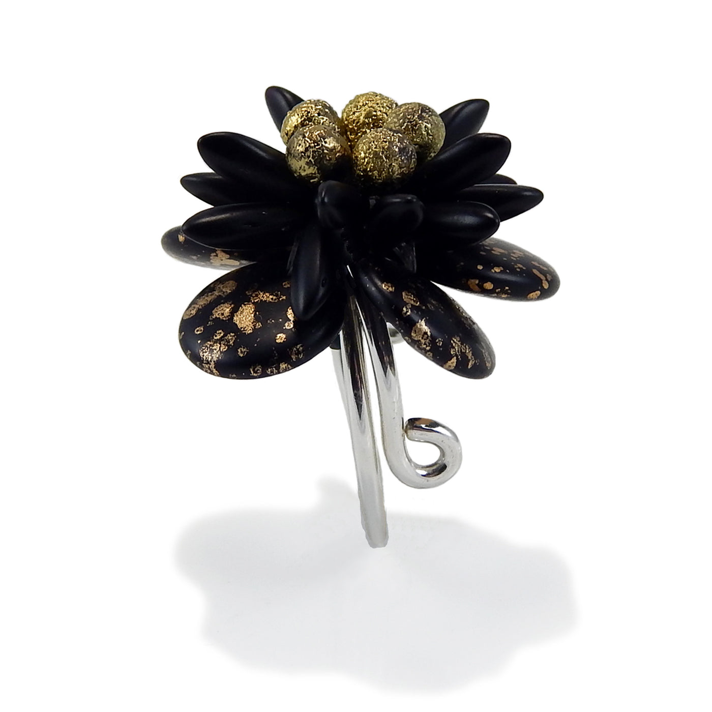 Black Tie Adjustable Ring