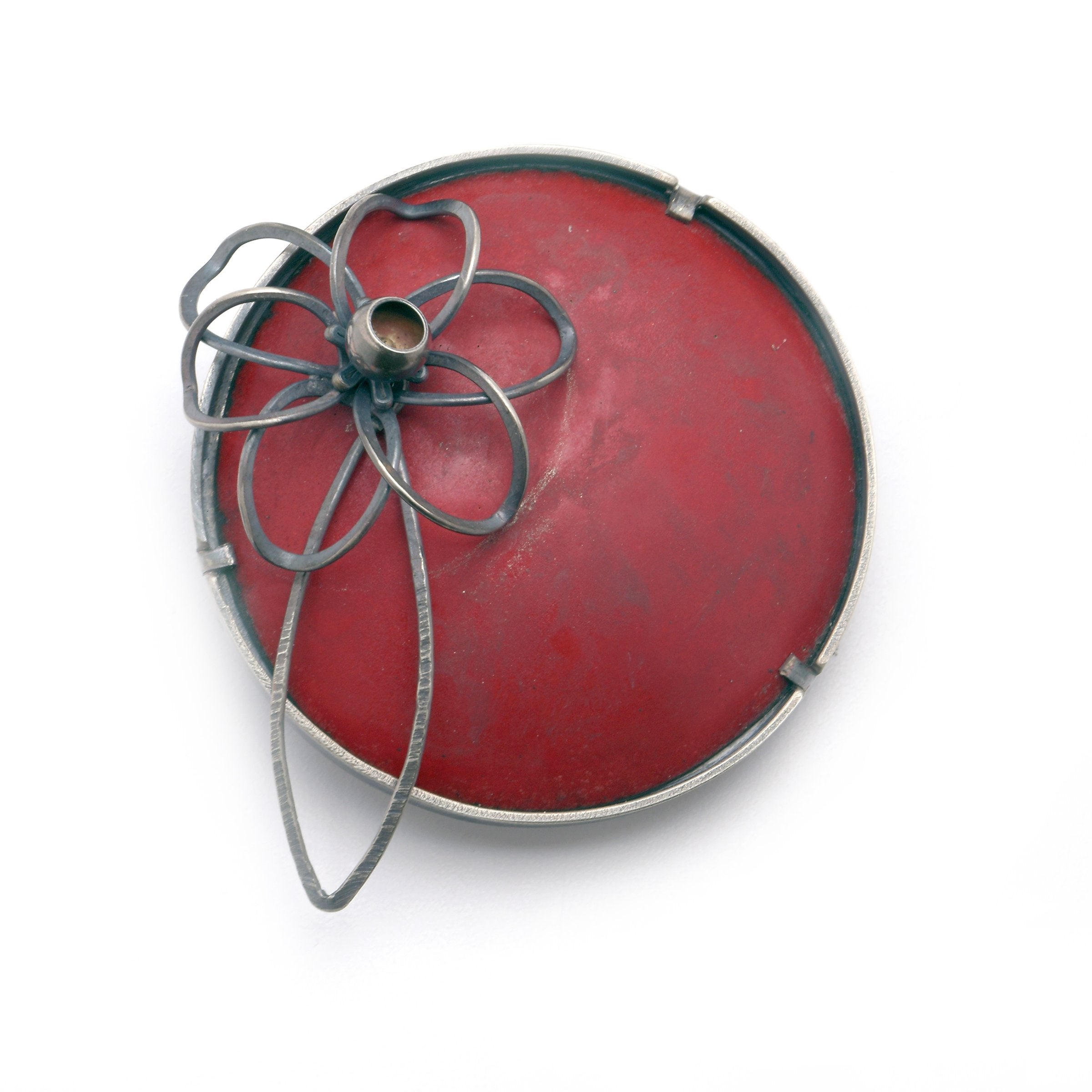 Red Bloom Pin & Pendant