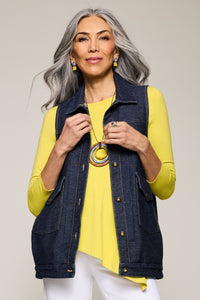 Dream Knit Denim Cara Vest