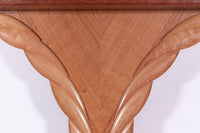 Curly Tanigre and Bubinga Wings Hall Table