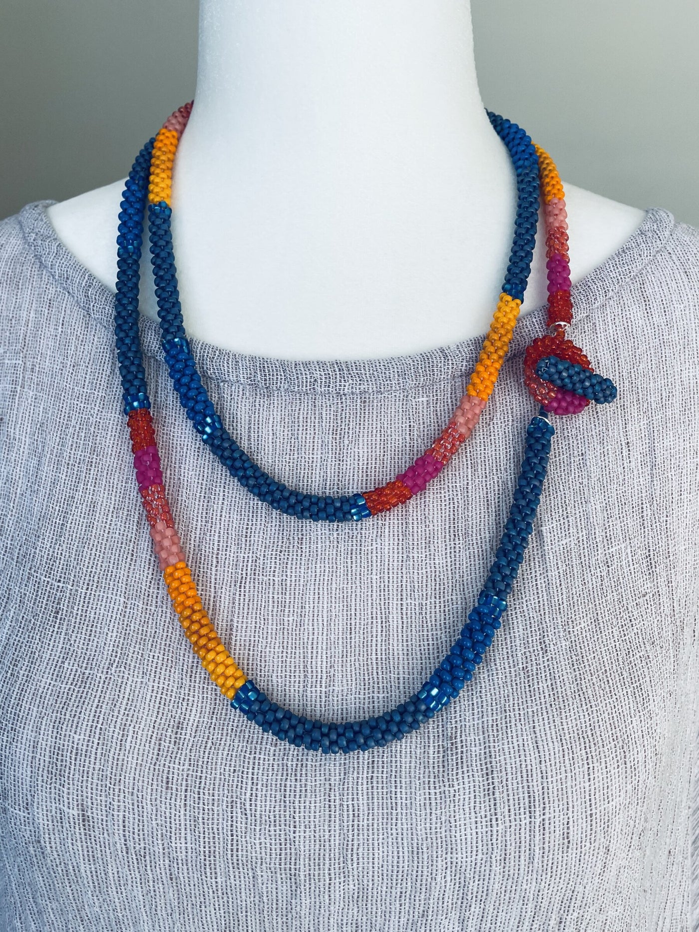 Sunrise Crochet Necklace