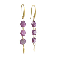 Ruby Cascade Earrings