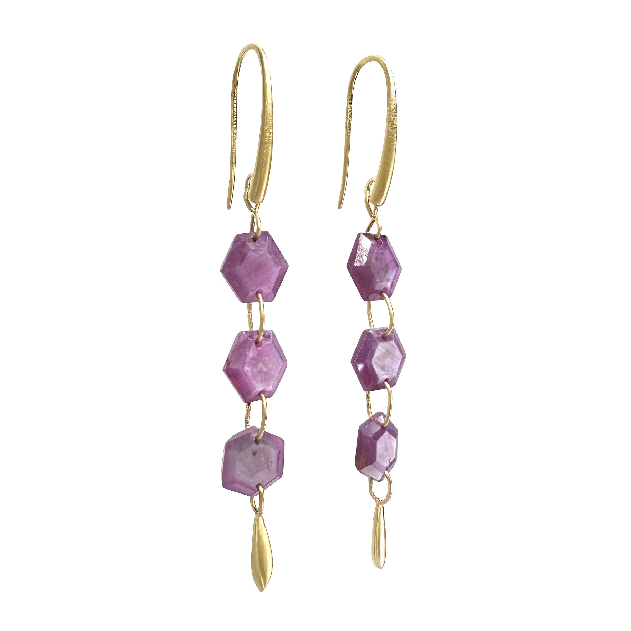 Ruby Cascade Earrings