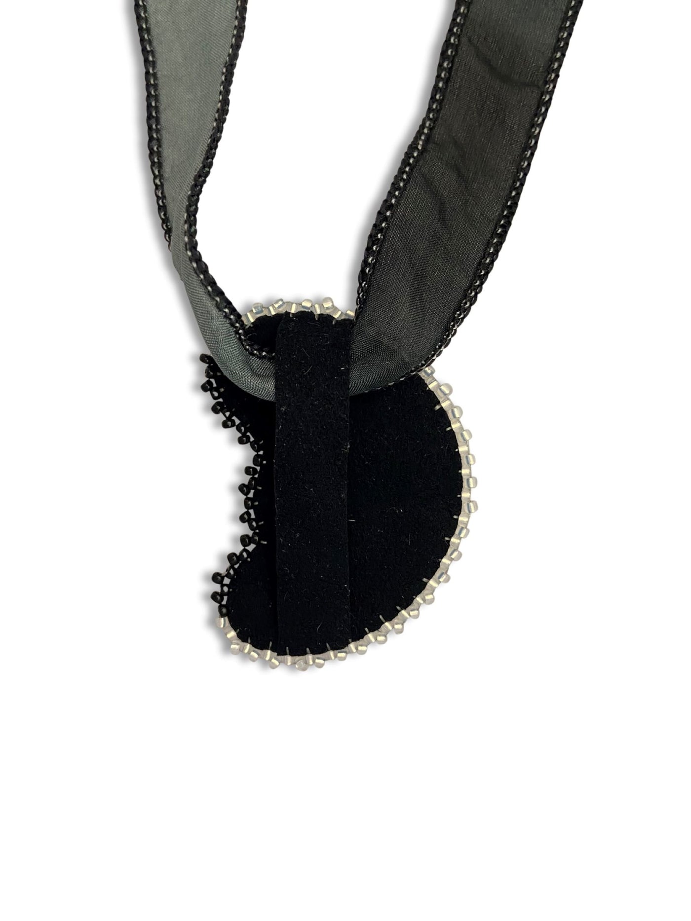 Night and Day Crescent Pendant Necklace