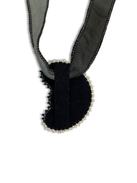 Night and Day Crescent Pendant Necklace