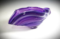 Purple Folded Bowl