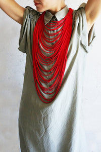 Solid Multi-Strand Necklace