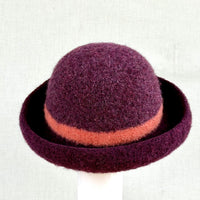 Striped Felt Hat