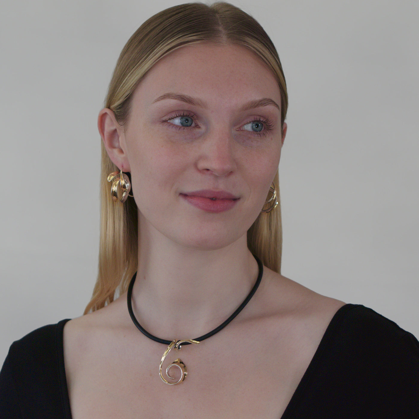 Flared Spiral Pendant