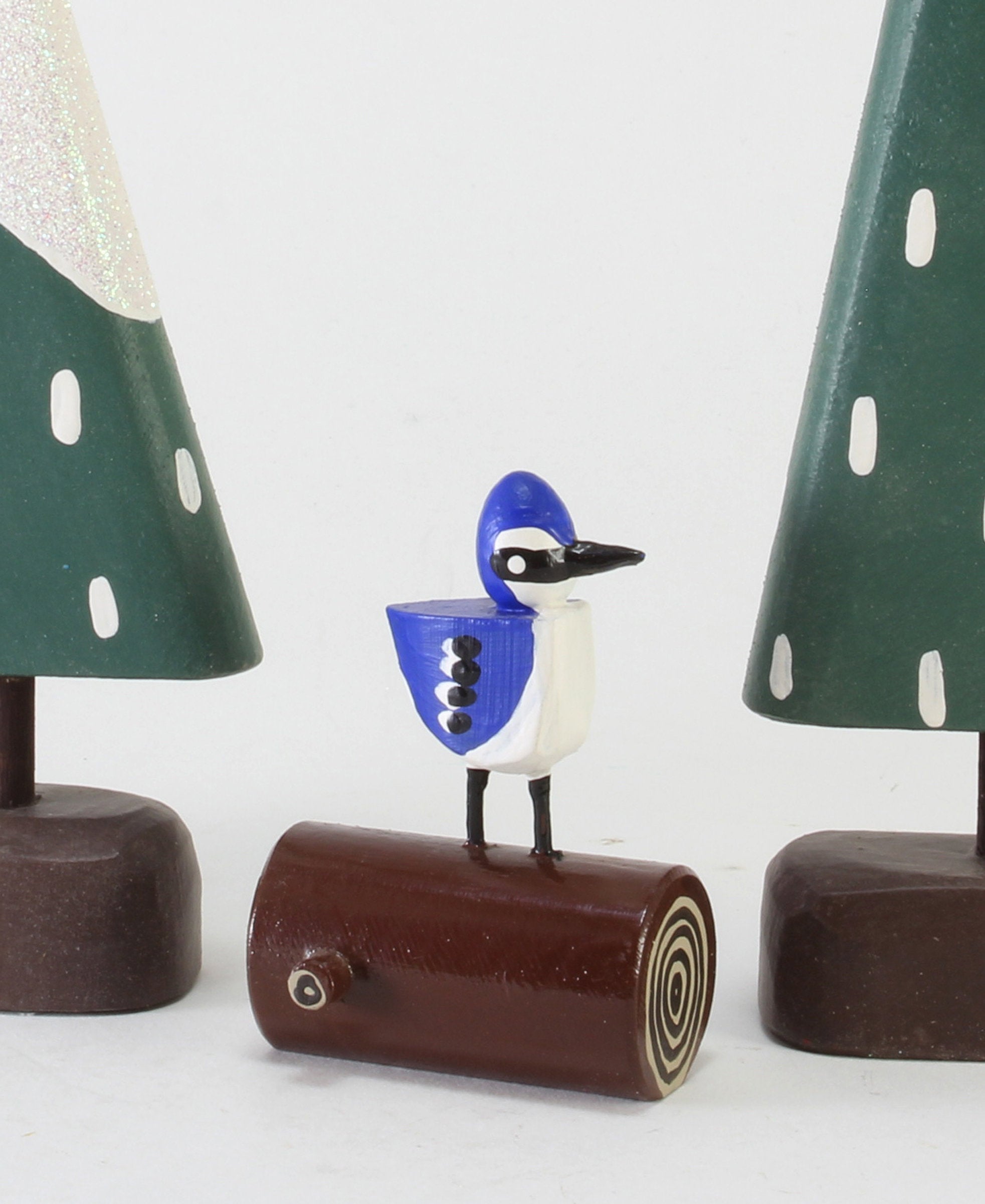 Winter Forest Scene Animals