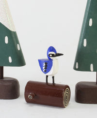 Winter Forest Scene Animals