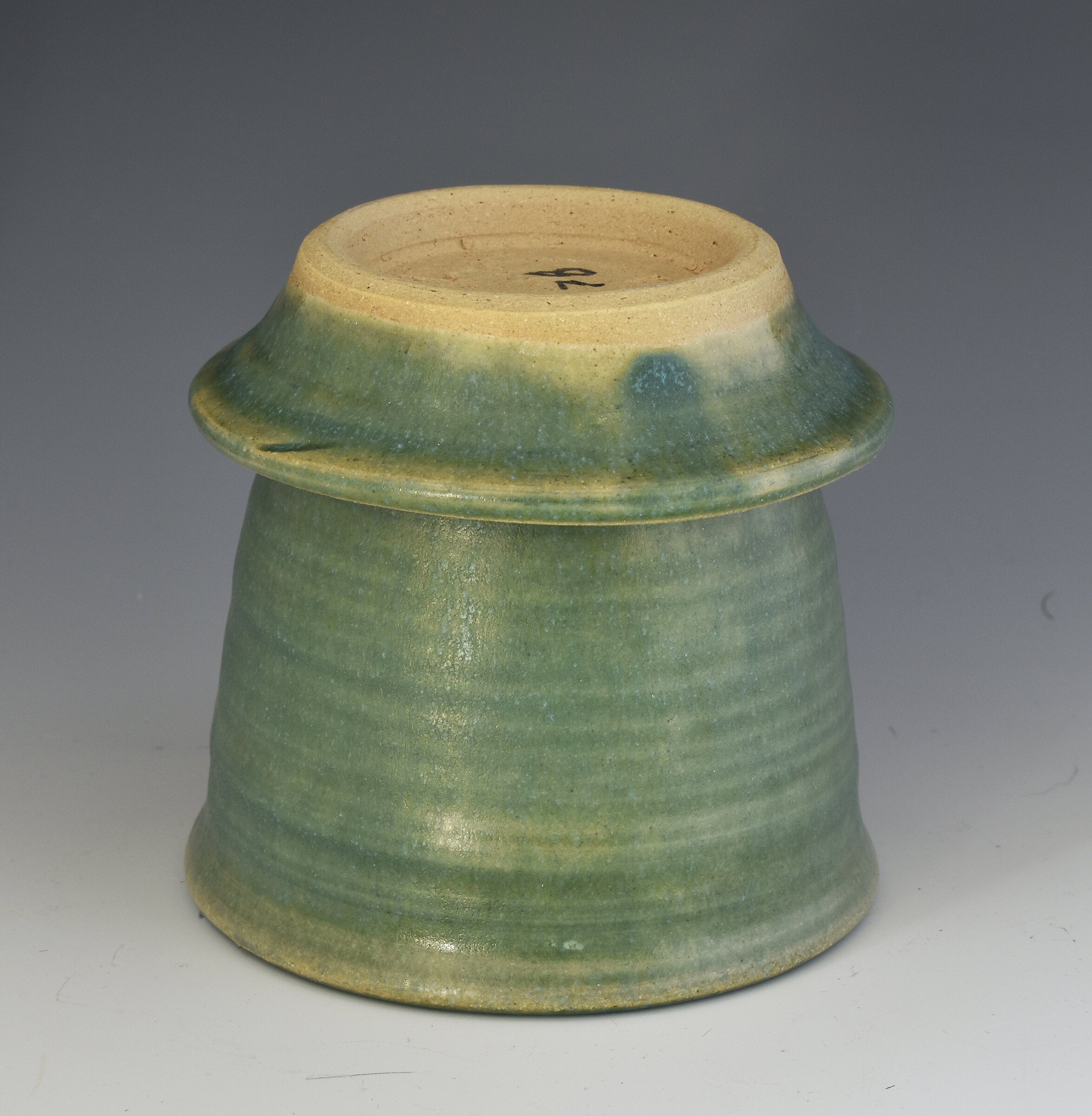 Soft Green Stoneware Planter