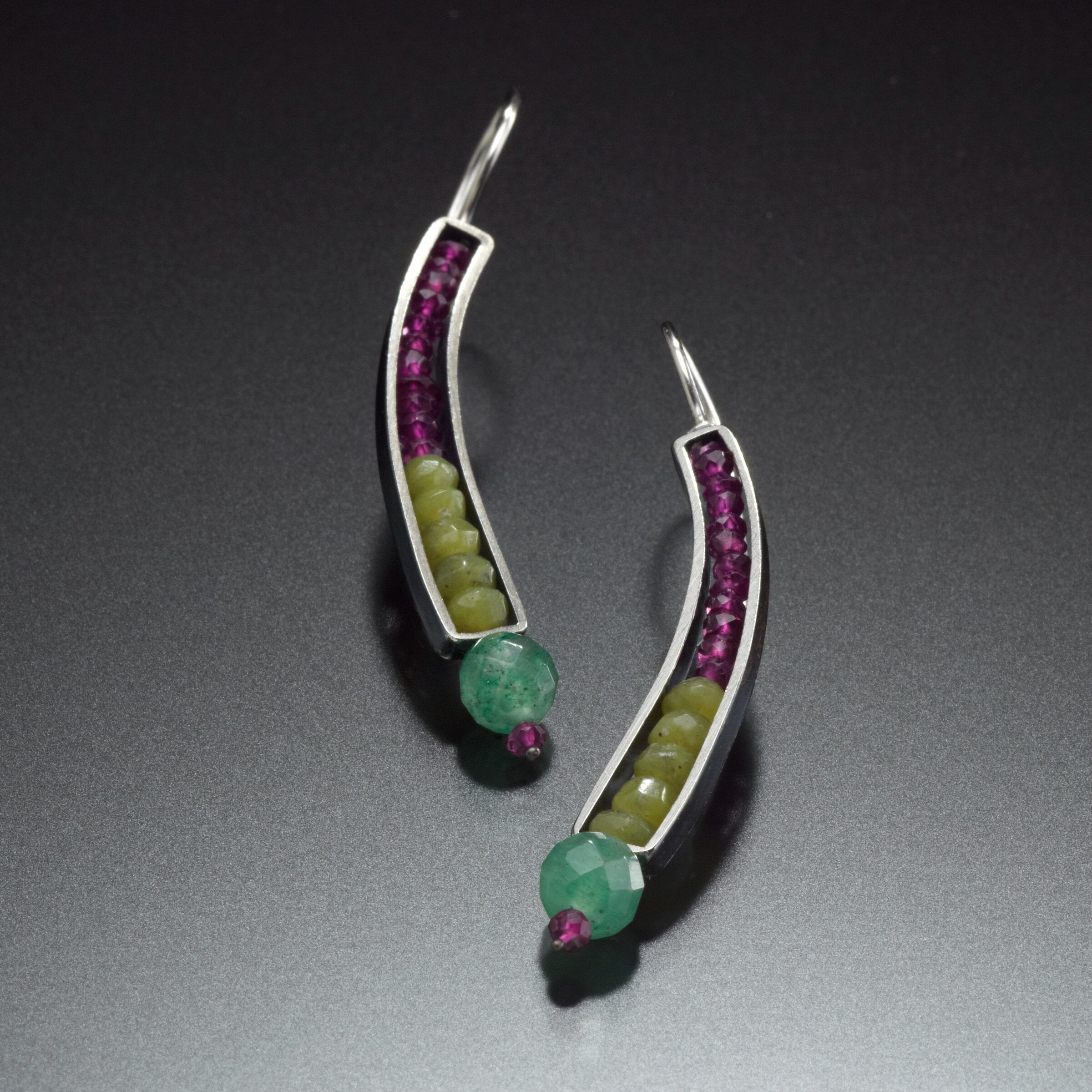 Jade, Garnet & Aventurine
