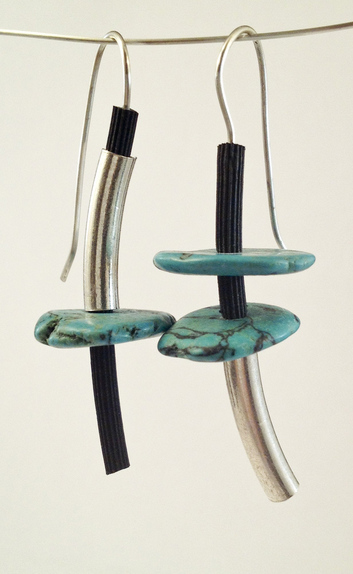 Fun with Turquoise Earrings