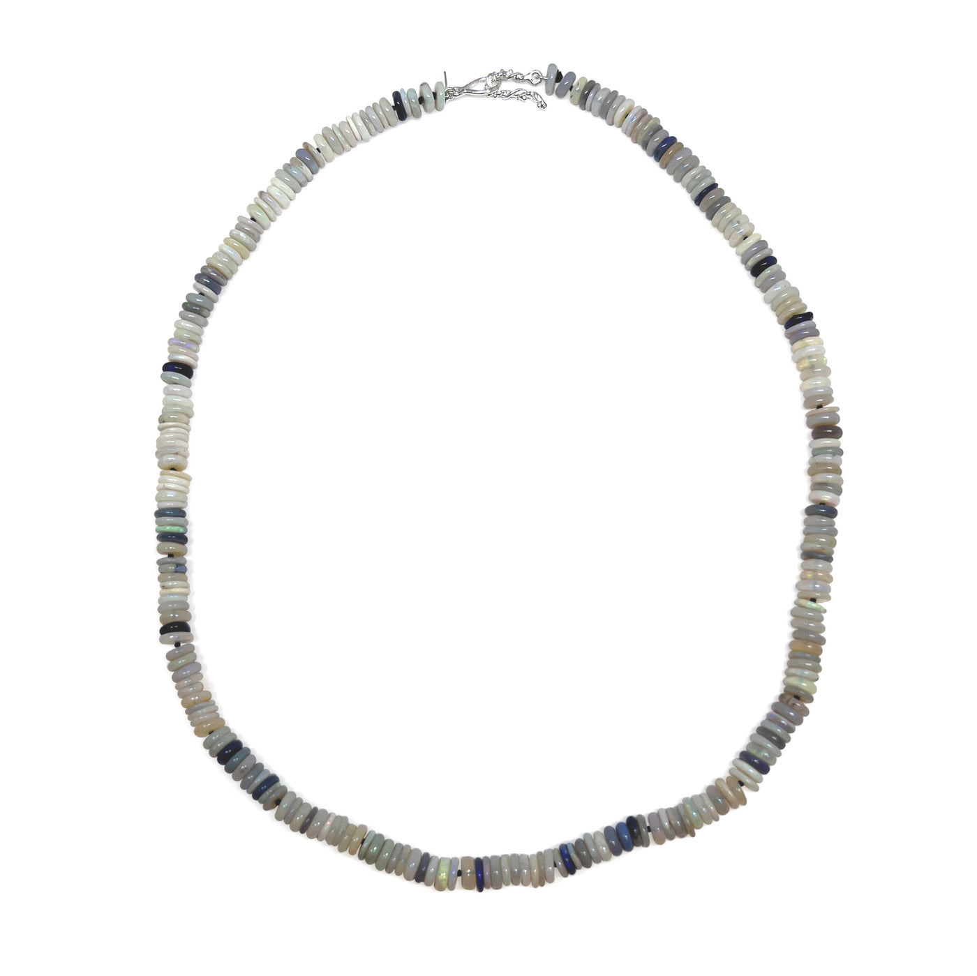 Australian Opal Heishi Bead Necklace