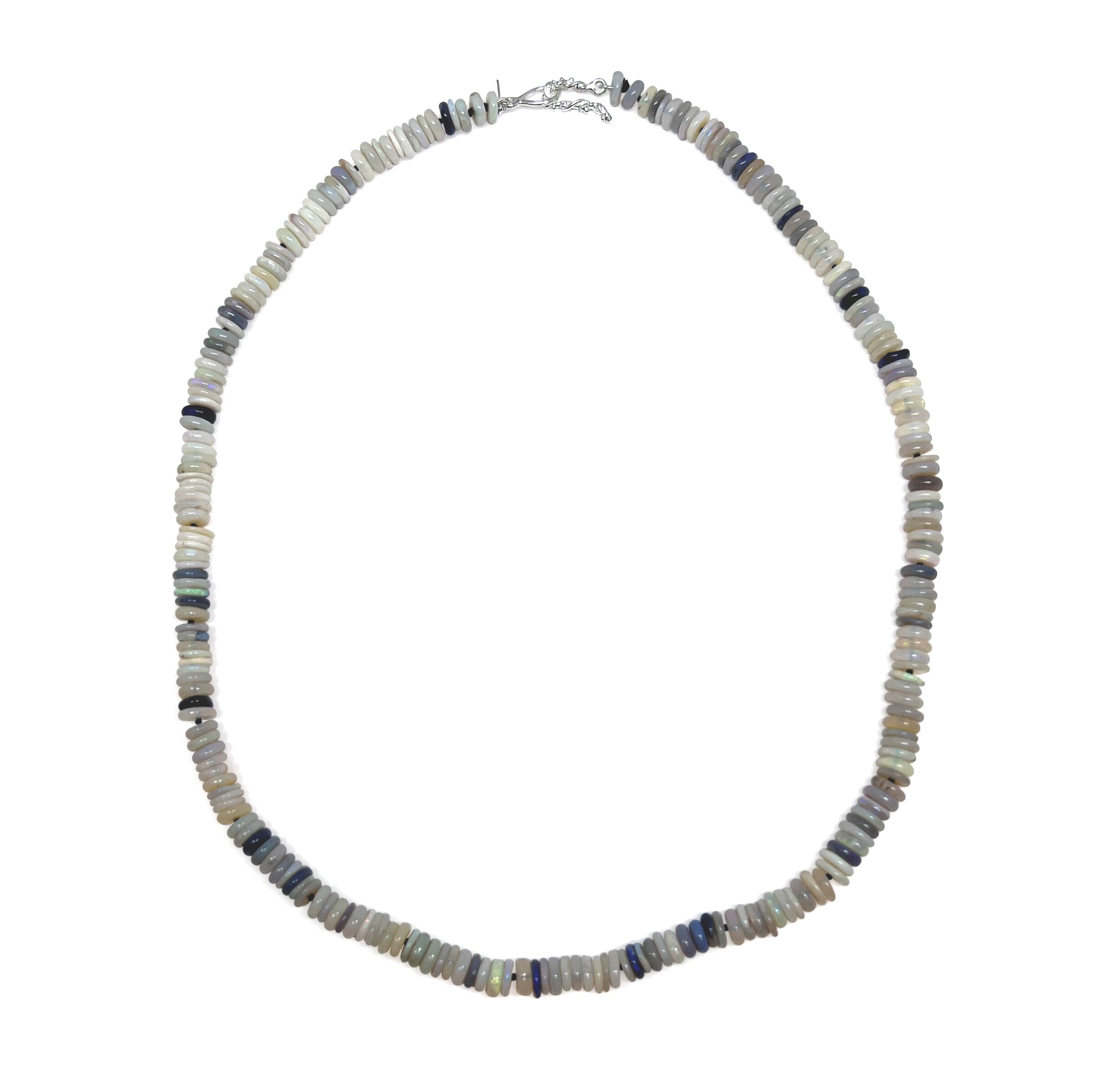 Australian Opal Heishi Bead Necklace