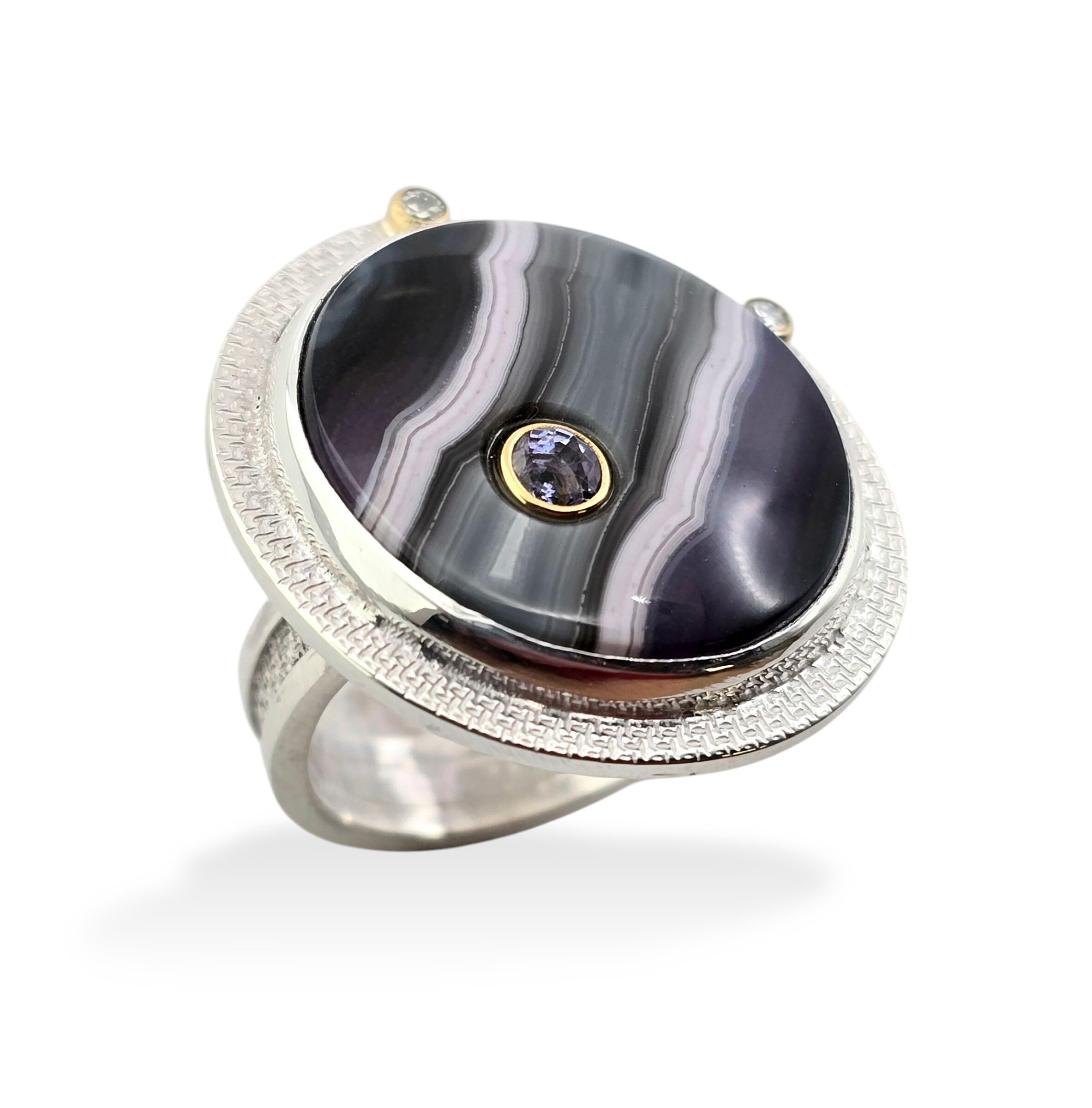 Purple Strata Ring