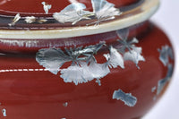 Scarlet Crystalline Jewelry Jar
