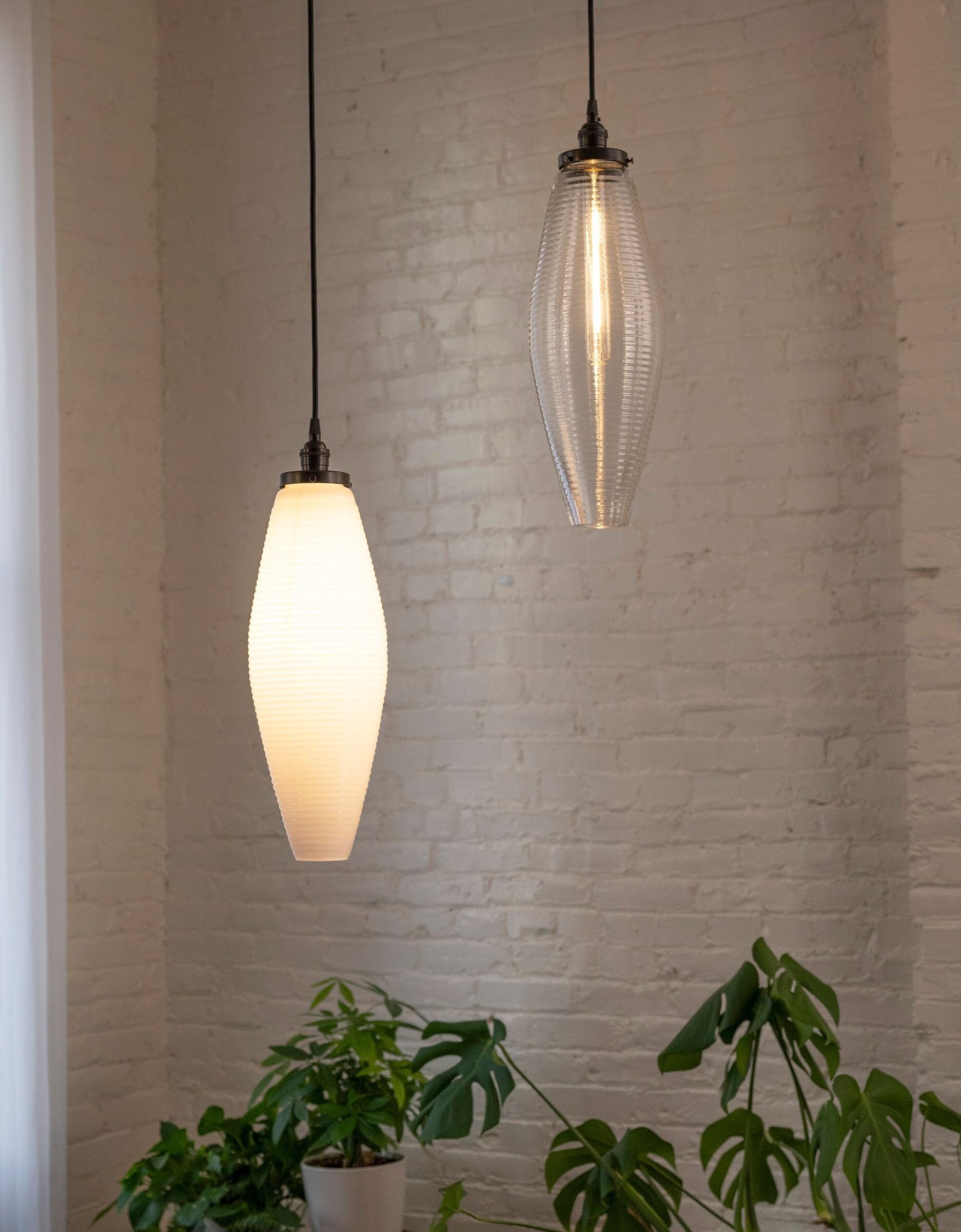 Rivet Pendant in White
