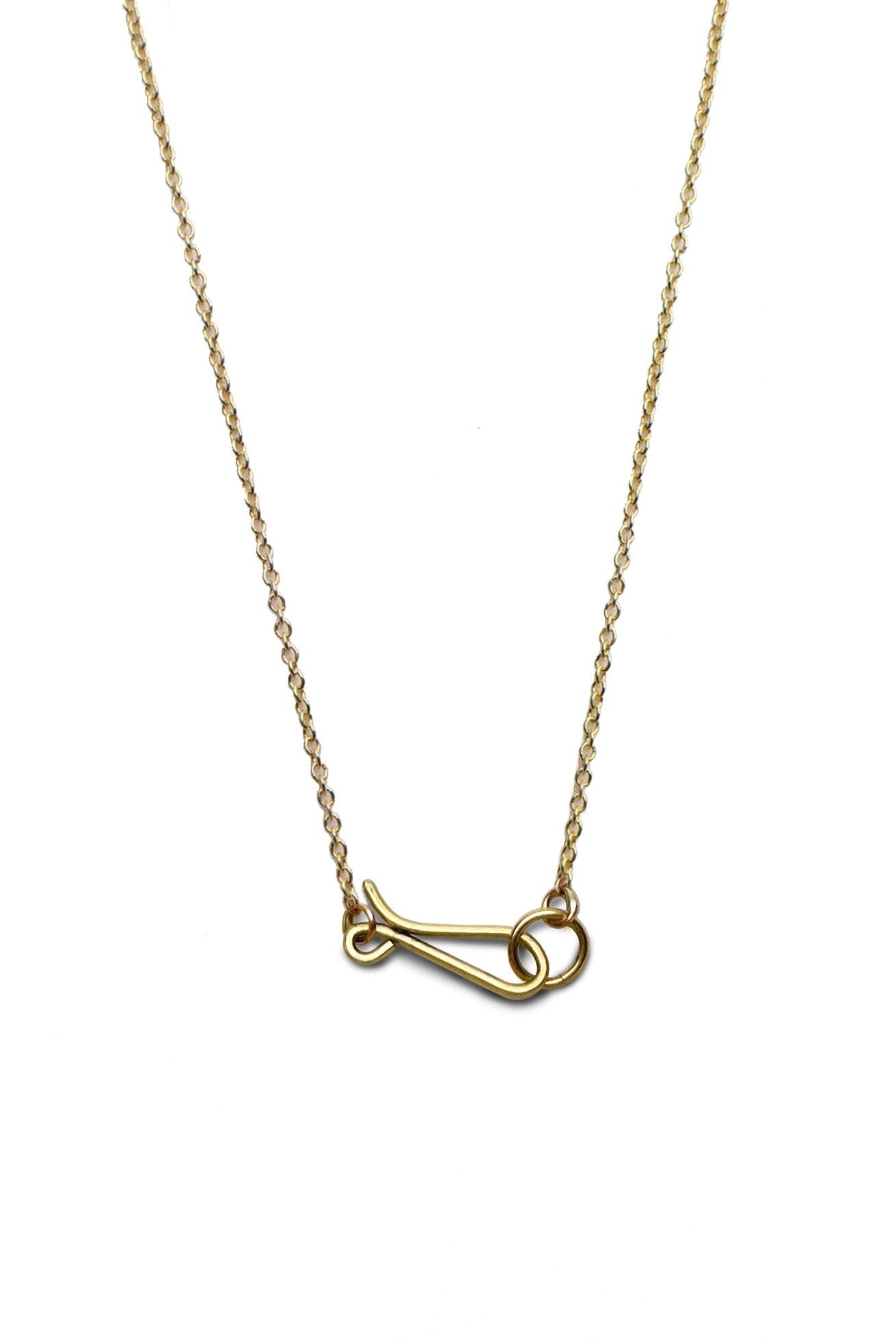 Large Liquid Gold Drop Pendant