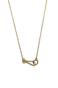 Large Liquid Gold Drop Pendant