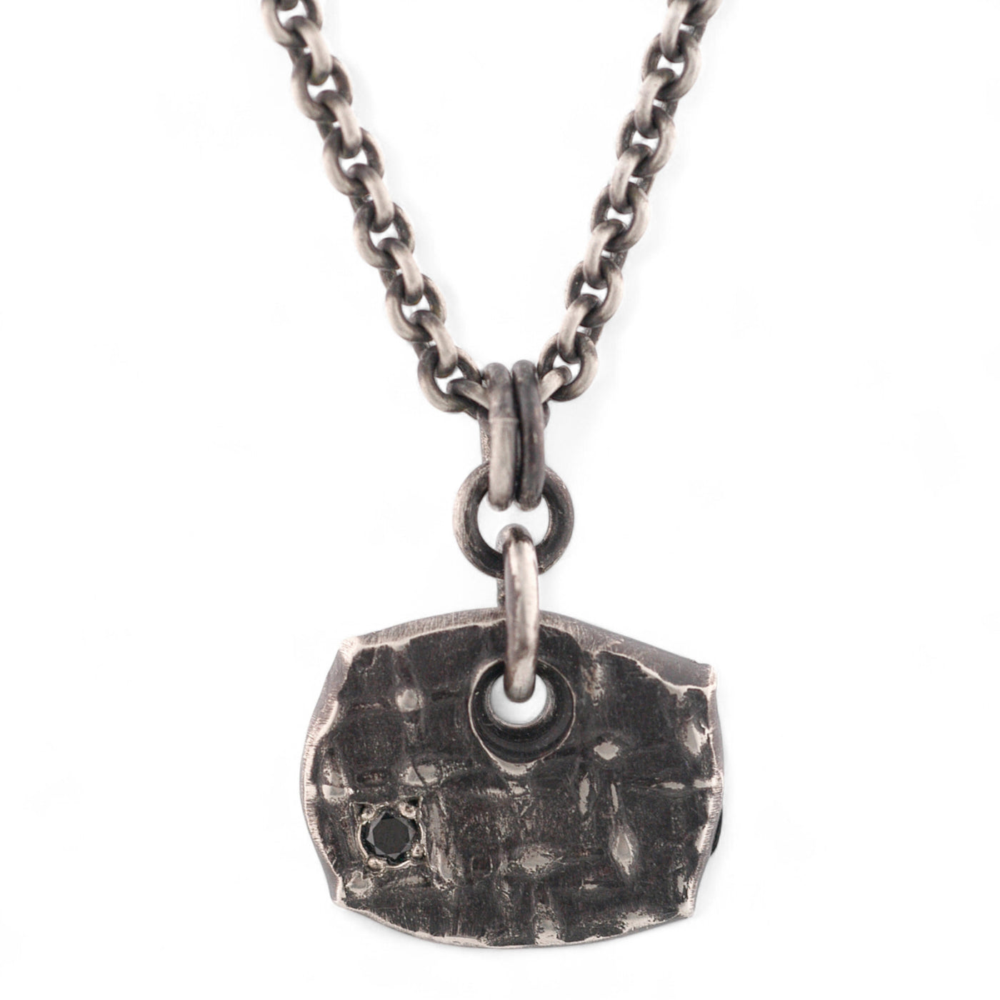 Reversible Black Diamond Pendant