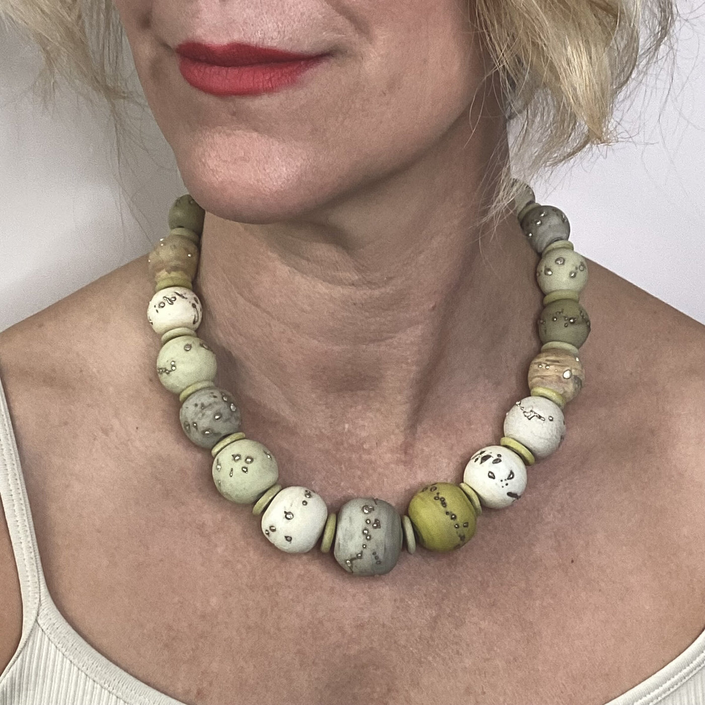 Light Planetoid Necklace V