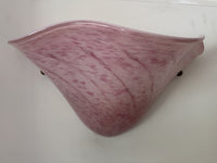 Pink Swirls Fluted Sconce