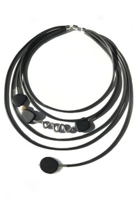 Misty Black Necklace