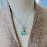 Chrysocolla Druzy Pendant