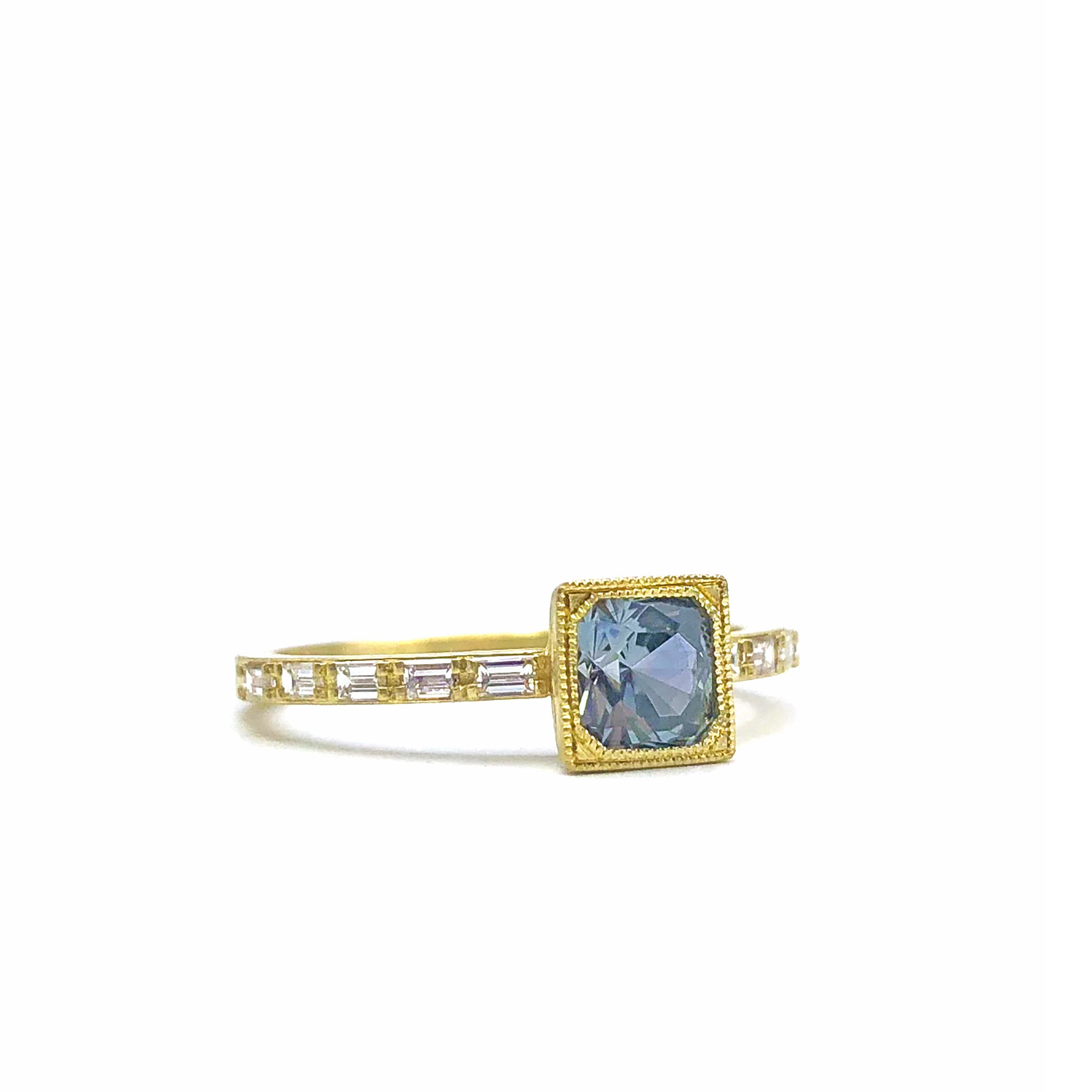 West Side Square Montana Sapphire Ring