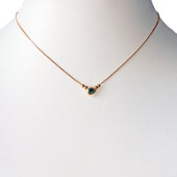Simplicity Double Bezel Tsavorite Pendant