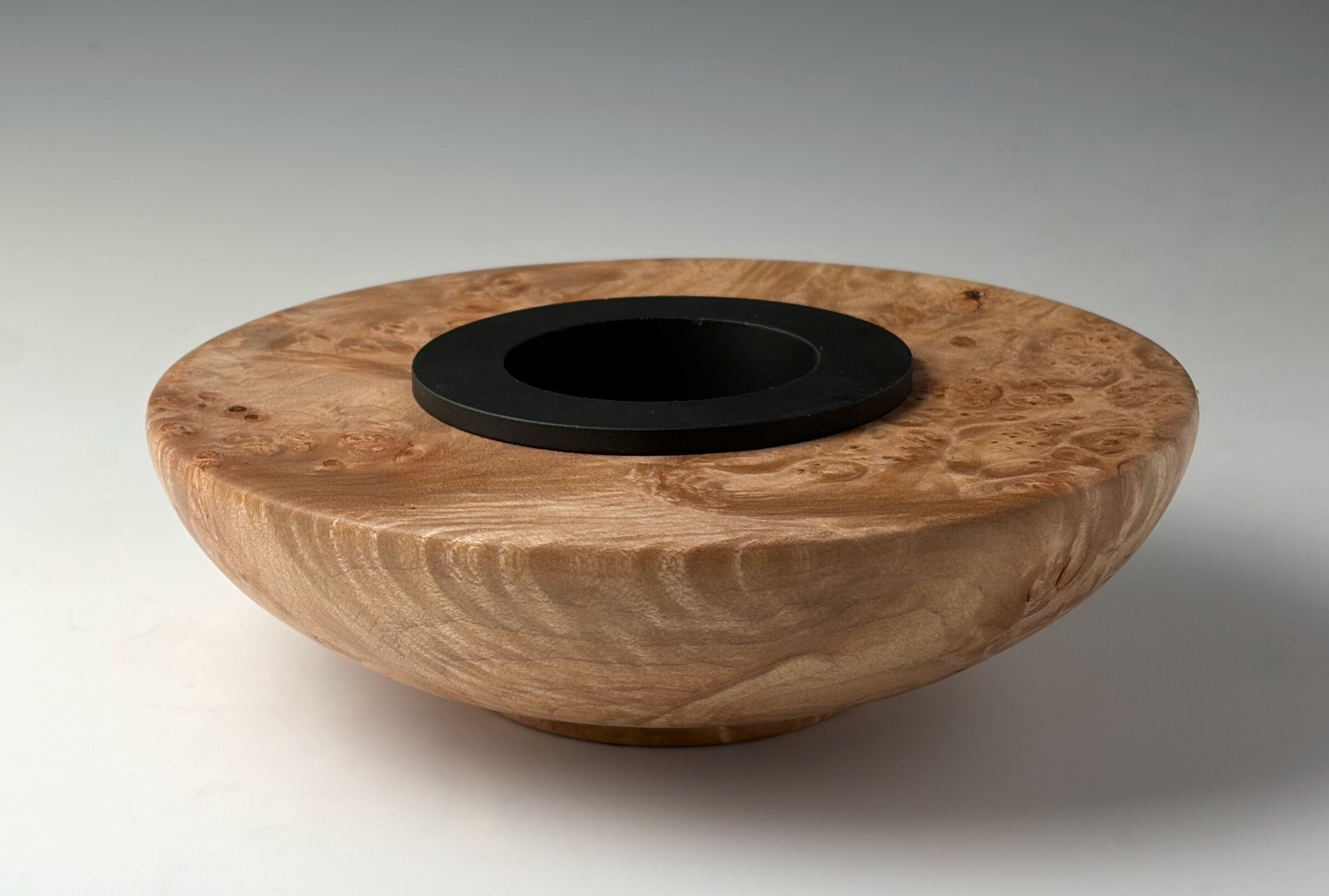 Ickebana Turned from Maple Burl