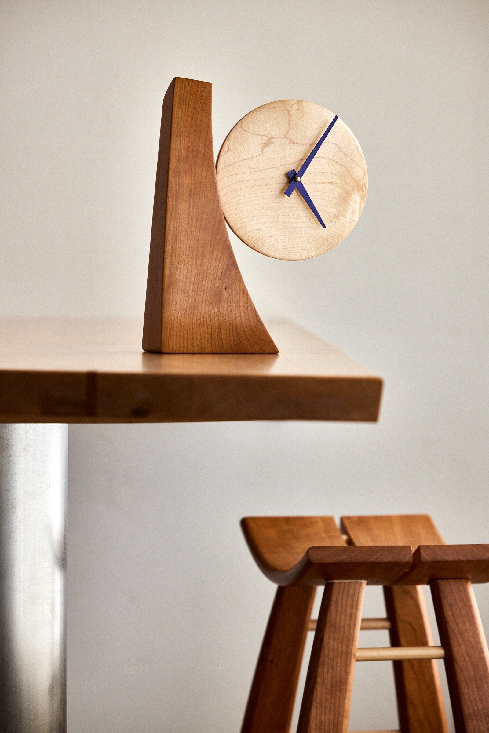 Colorful Maple Desk Clock · Artful Home