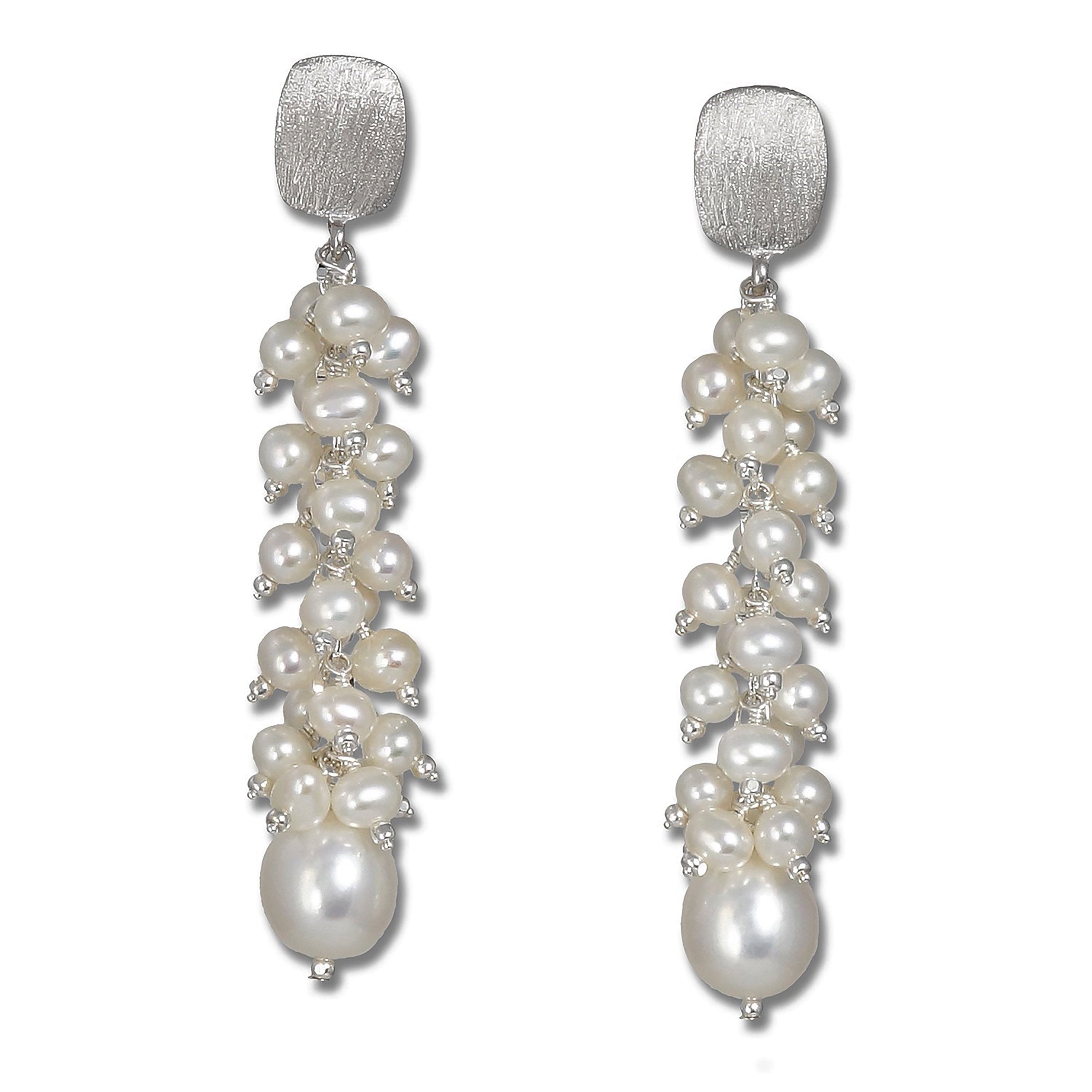 sterling silver and white rhodium