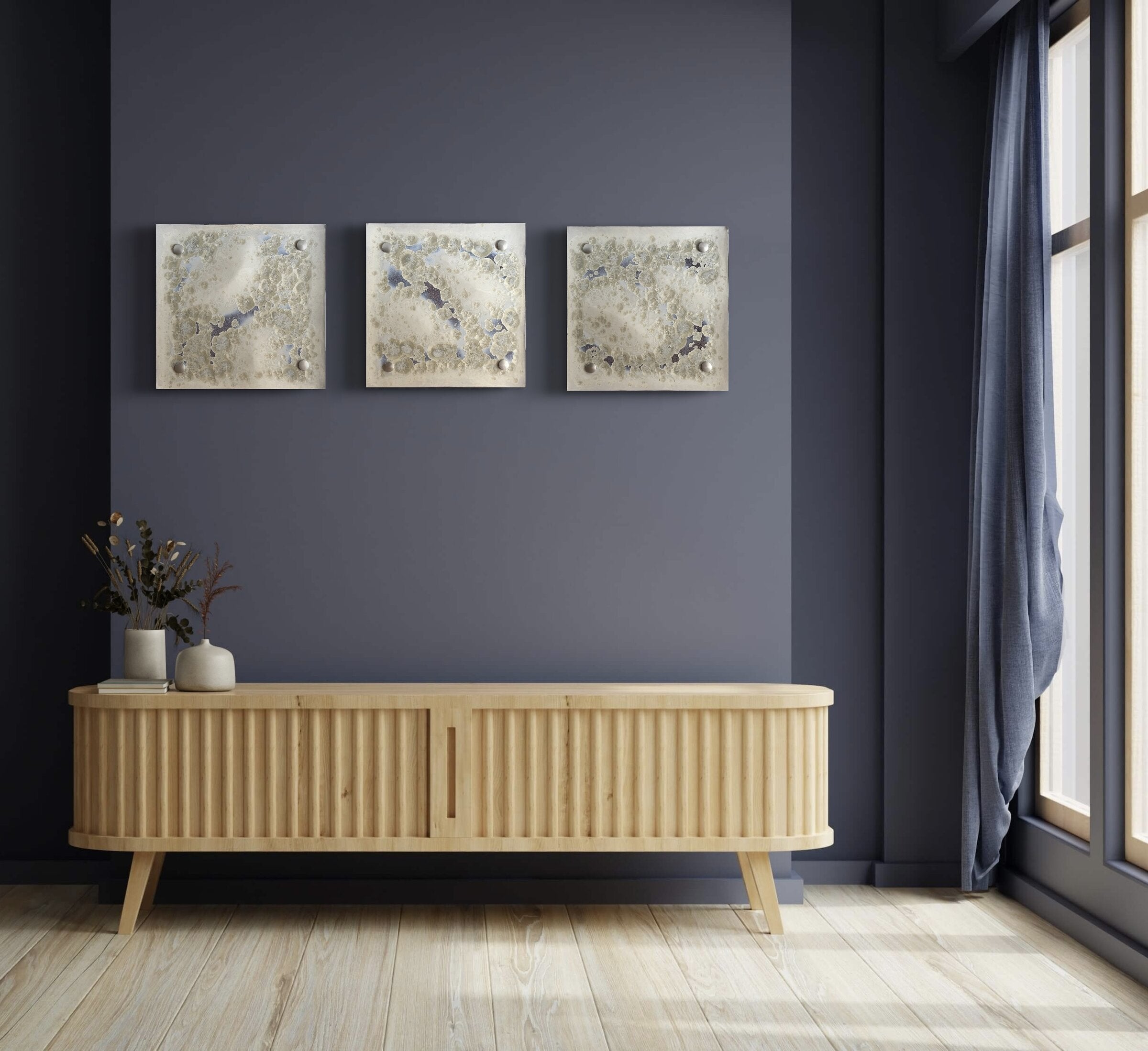 Pearl Crystalline Wall Squares