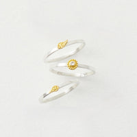 Falling Leaf Stacking Rings II
