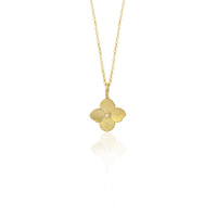 Gold Hydrangea Necklace