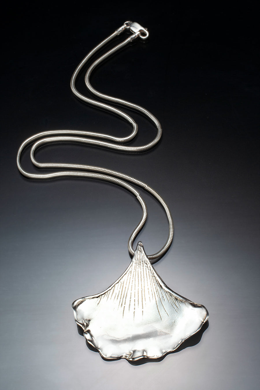 Gingko Leaf Pendant | Photo by Ralph Gabriner