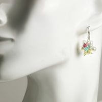 Pearl Flower & Spring Cluster Earrings