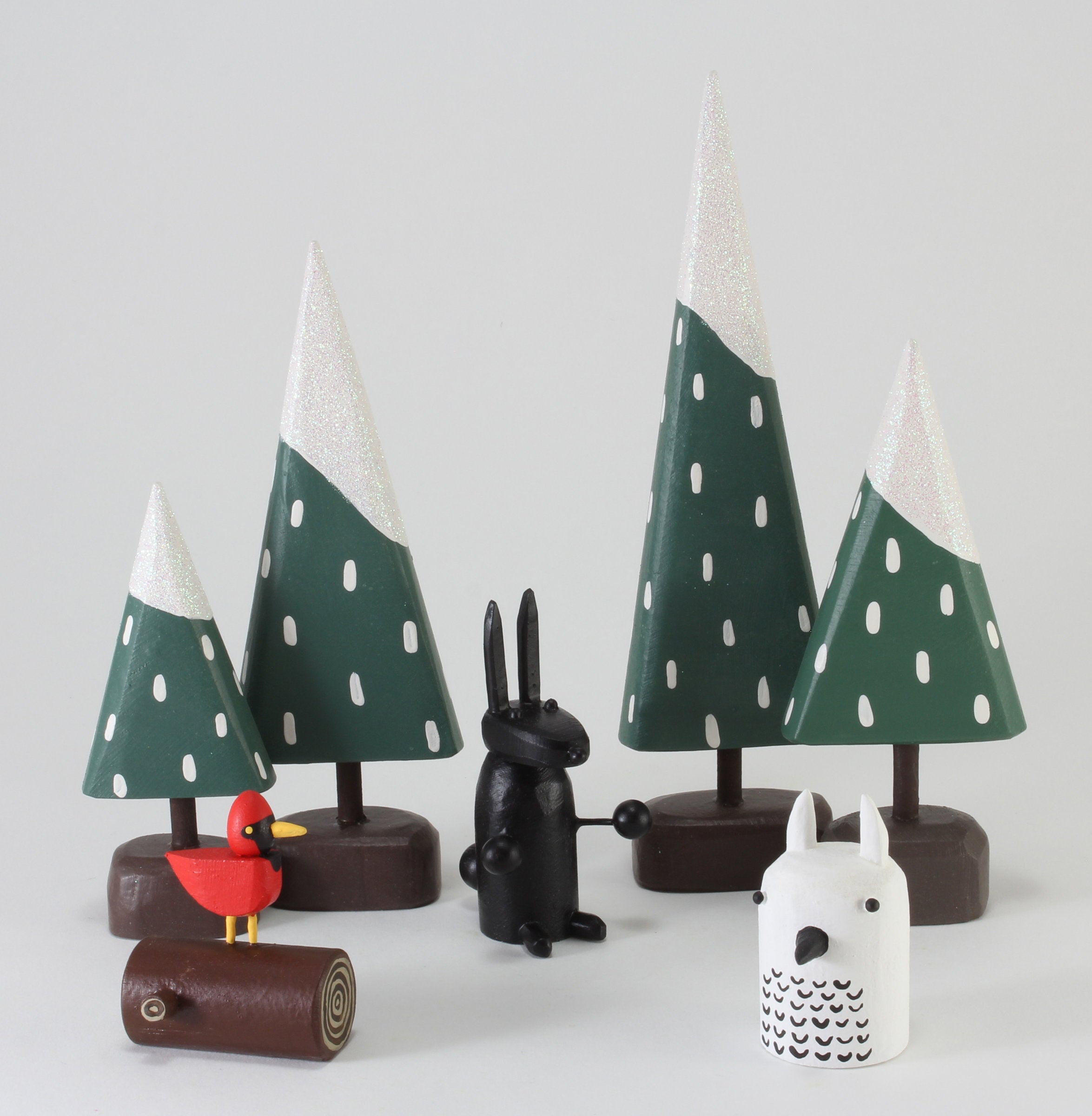 Winter Forest Scene Full Set