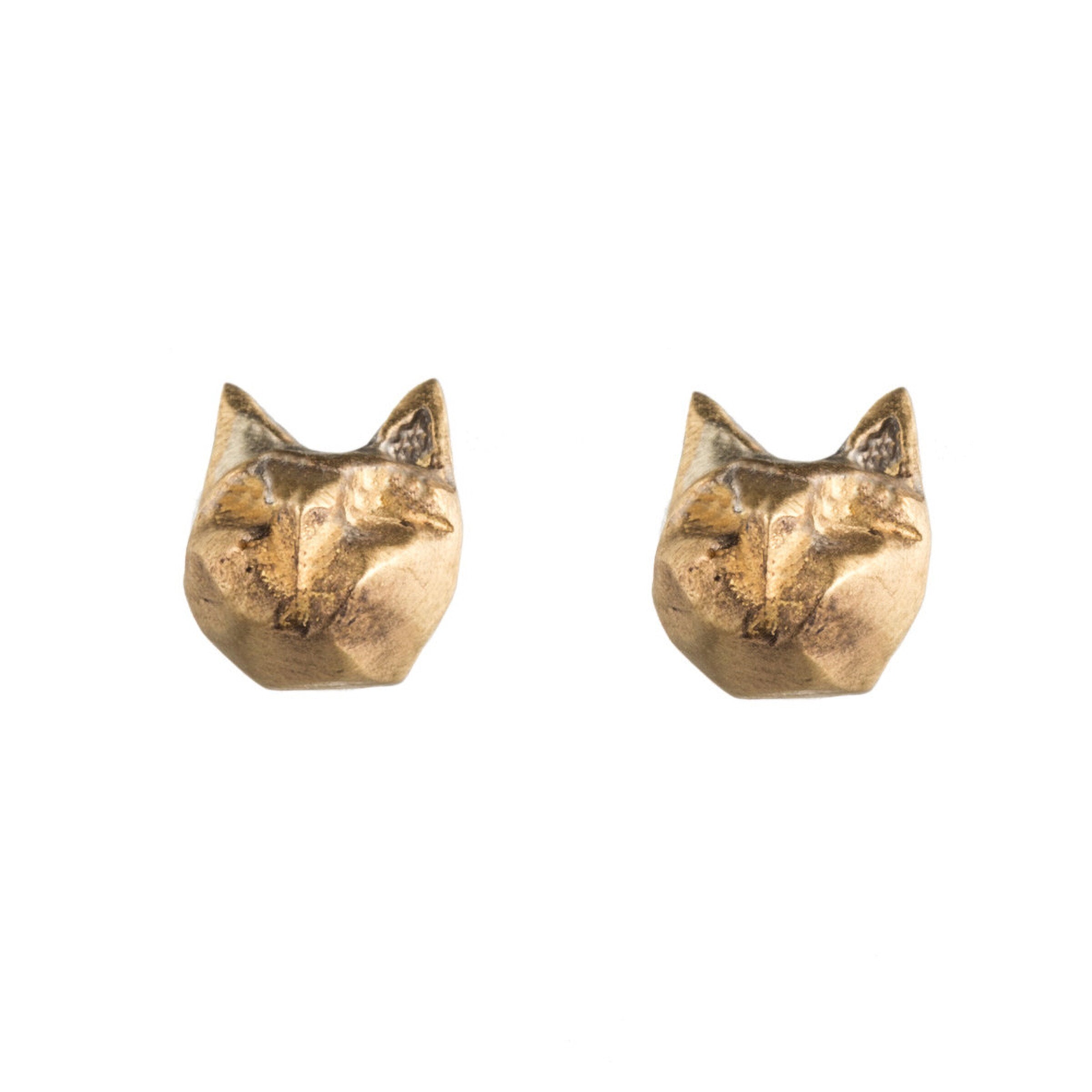 Tiny Cat Stud Earrings